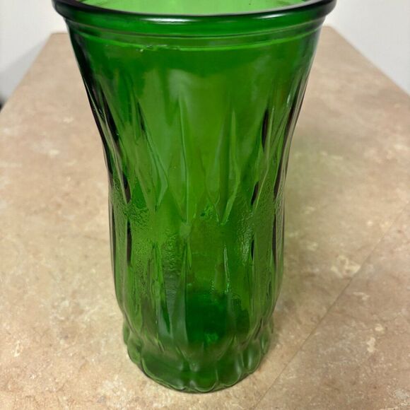 Large Emerald Green Bouquet Vase - C.F.G. / CL9 - Picture 2 of 3